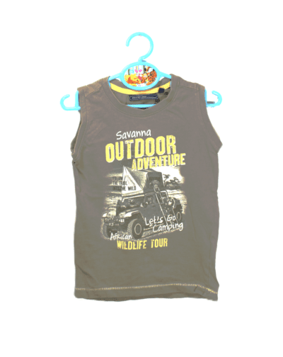 Ebound singlet boys zandkleurig Outdoor adventure ... maat 104