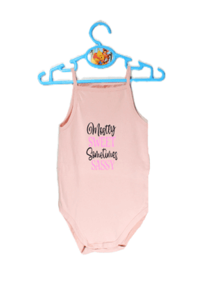 Hema zomer rompertje roze met korte spaghettibandjes maatje 86/92