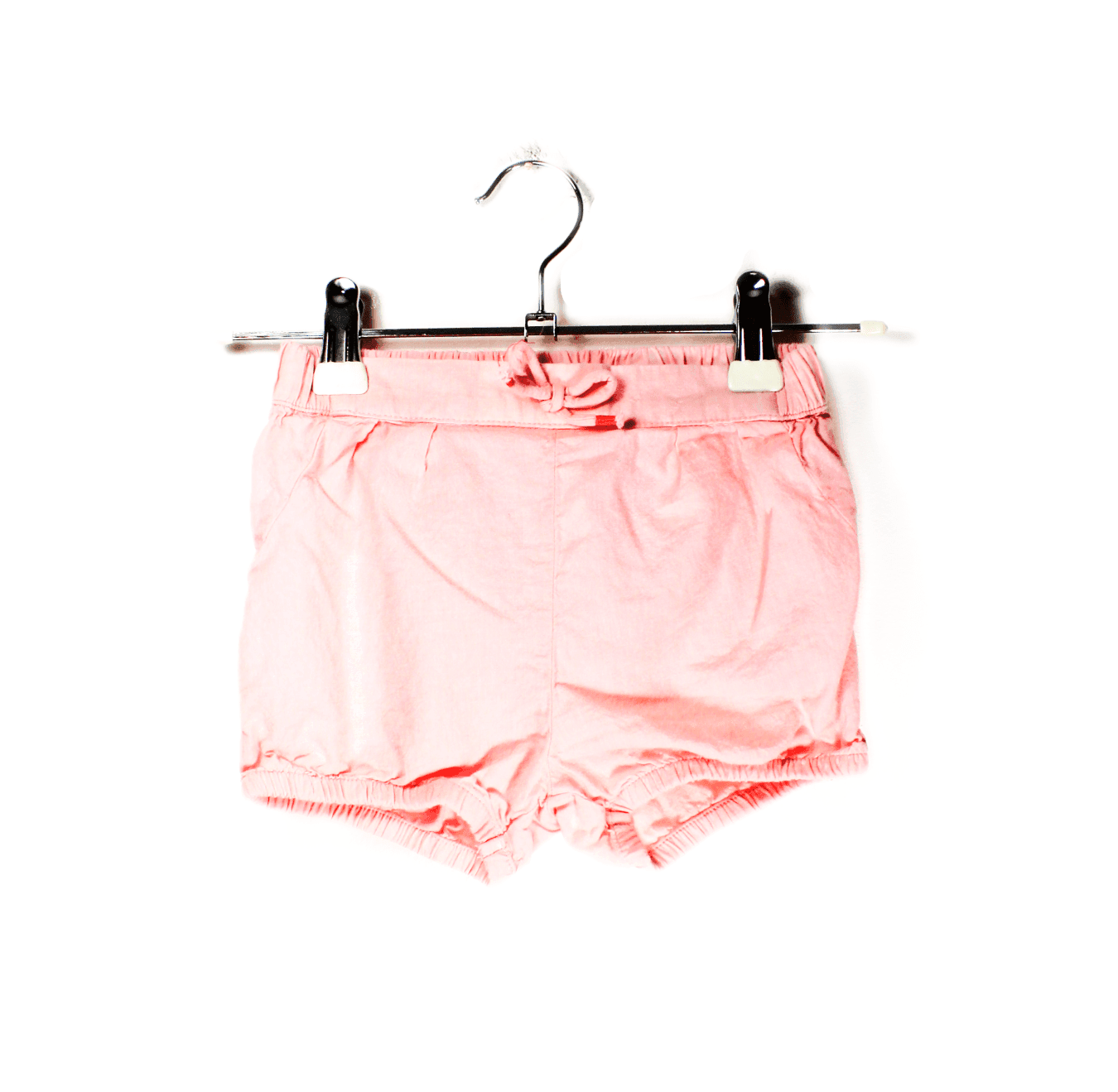 Tweedehands H&M roze zomerbroekje maatje 86