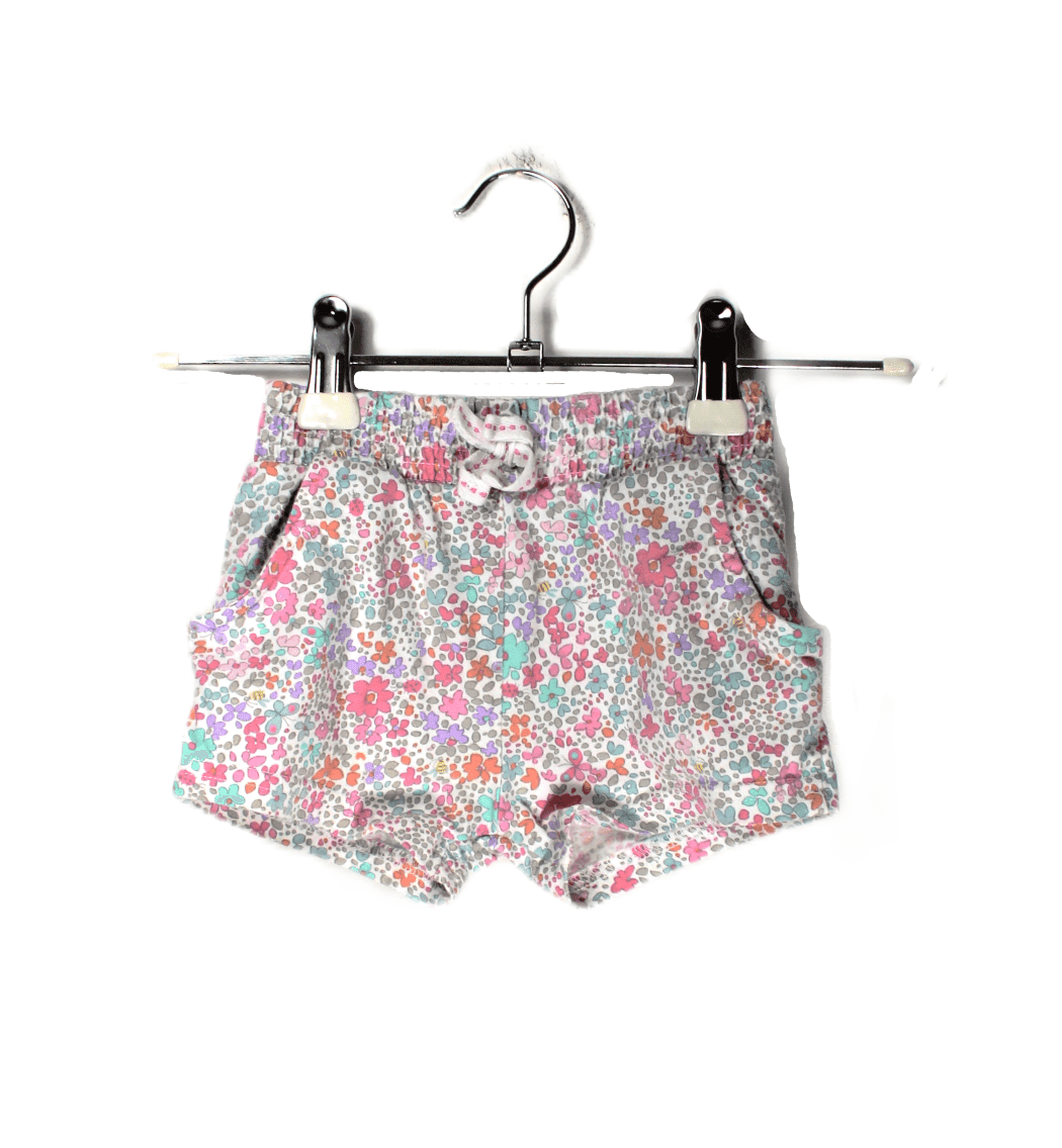 Tweedehands Next zomerbroekje girl met bloemetjespatroon maatje 62/68