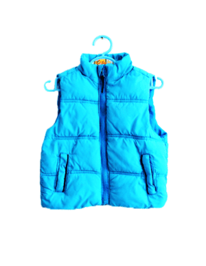 Zeeman gewatteerde bodywarmer boys lichtblauw maatje 80