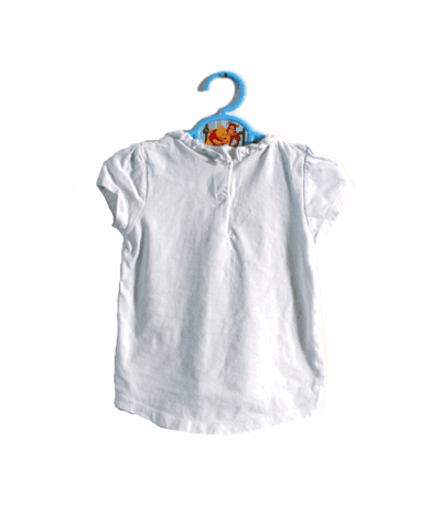 Zomershirtje wit met cute fruit gezichtjes van C&A maatje 92 - Afbeelding 2