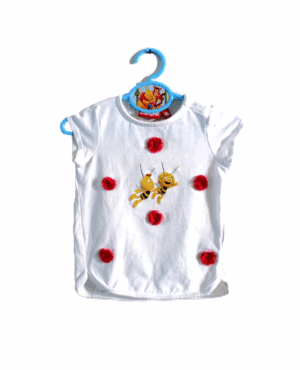 Vrolijke Maya de Bij shirtje wit van JBC maatje 80