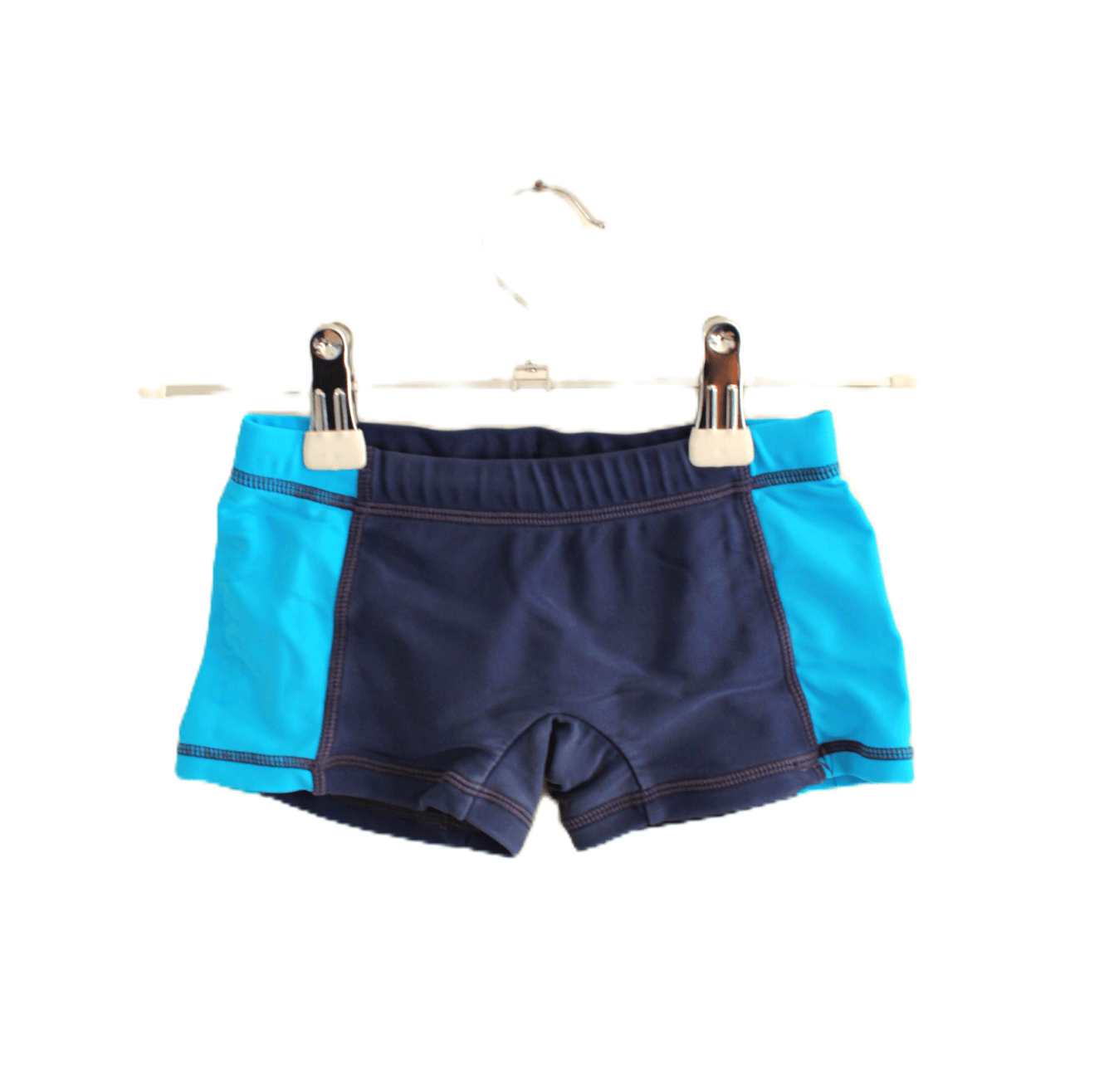 Zwembroekje Easyswim donkerblauw en turquoise maatje 98