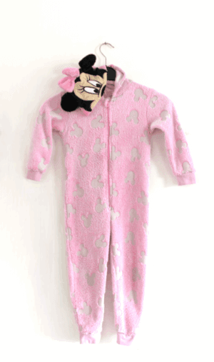 Onesie Minnie Mouse roze maat 116