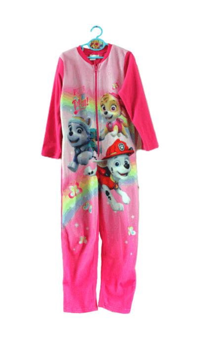 Onesie donkerroze Paw Petrol maat 122